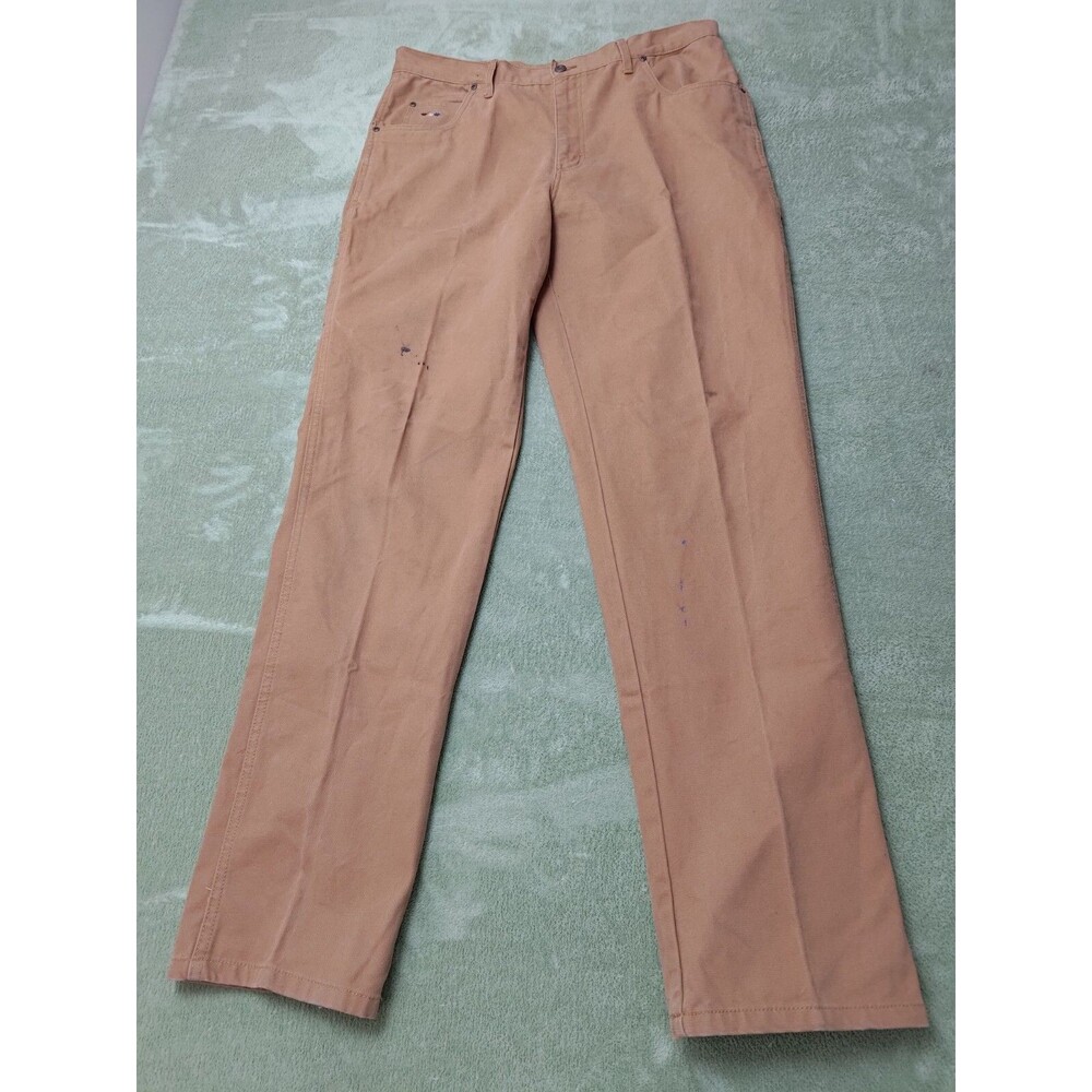 Walls Carpenter Pants Mens 38x36 Brown Work Wear Canvas Tall  C55401W Vintage
